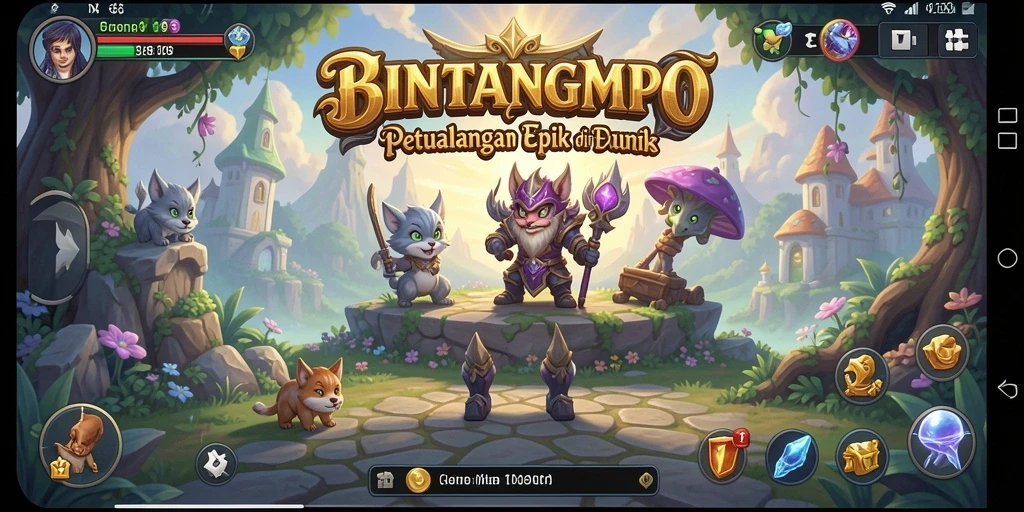 Gameplay seru BINTANGMPO dengan grafis yang memukau.