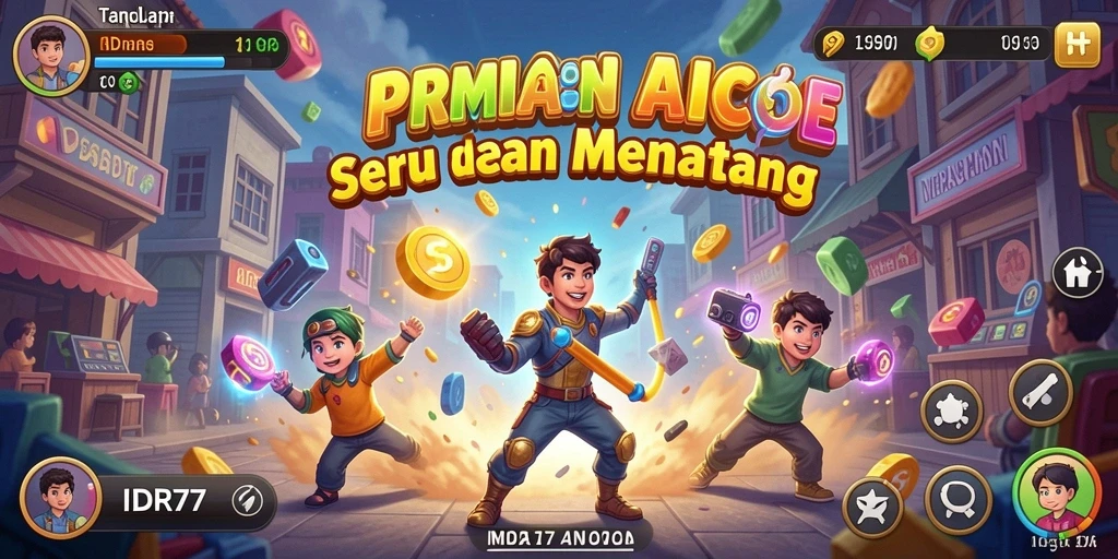 Tampilan gameplay seru dari IDR77 yang penuh tantangan.