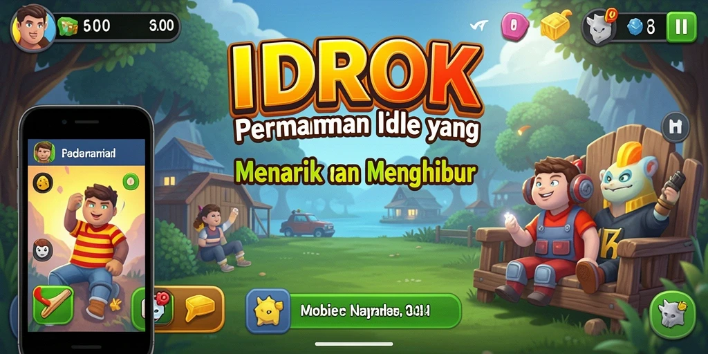 Tangkapan layar dari gameplay menarik IDROK yang menyenangkan.