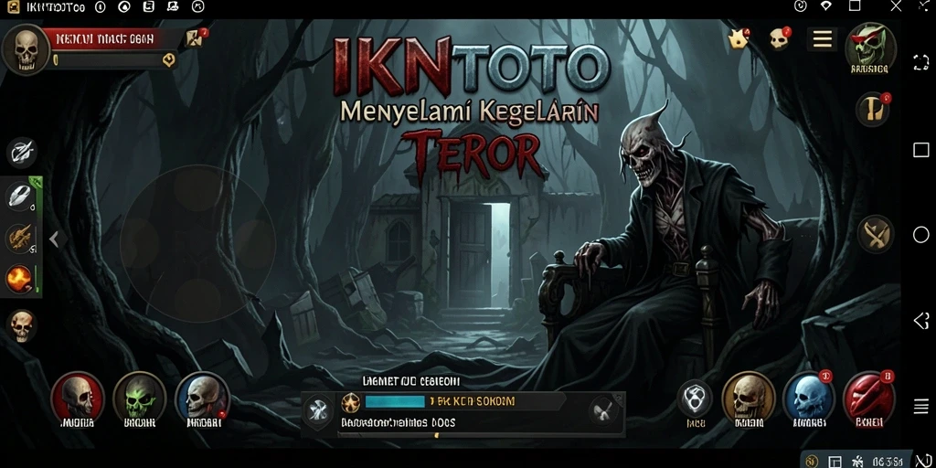 Screenshot gameplay menegangkan dari game Horror IKNTOTO.