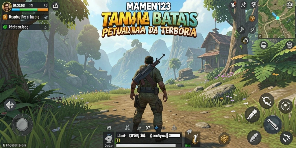 Tampilan menarik dari gameplay Open World MAMEN123.