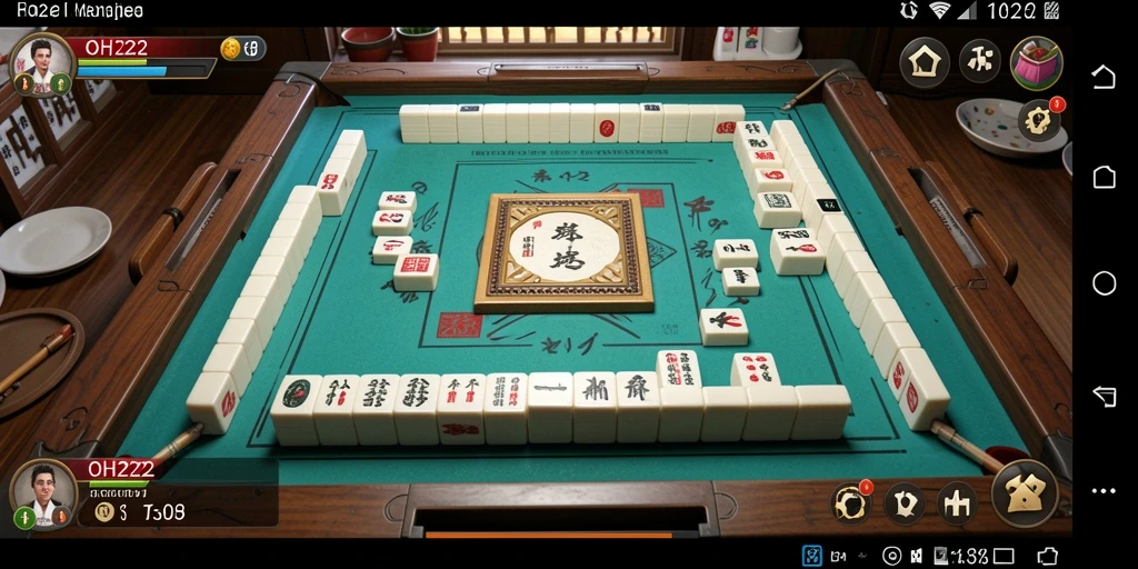 Tampilan menarik dari permainan Mahjong OH222 dengan gameplay yang seru.