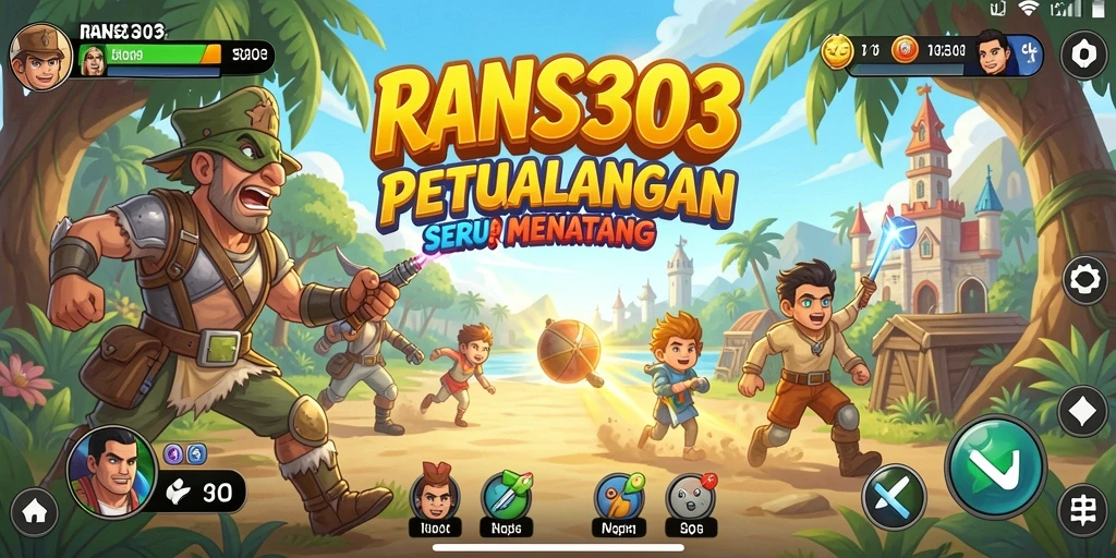 Screenshot gameplay RANS303 yang menunjukkan aksi seru dalam permainan Arcade.