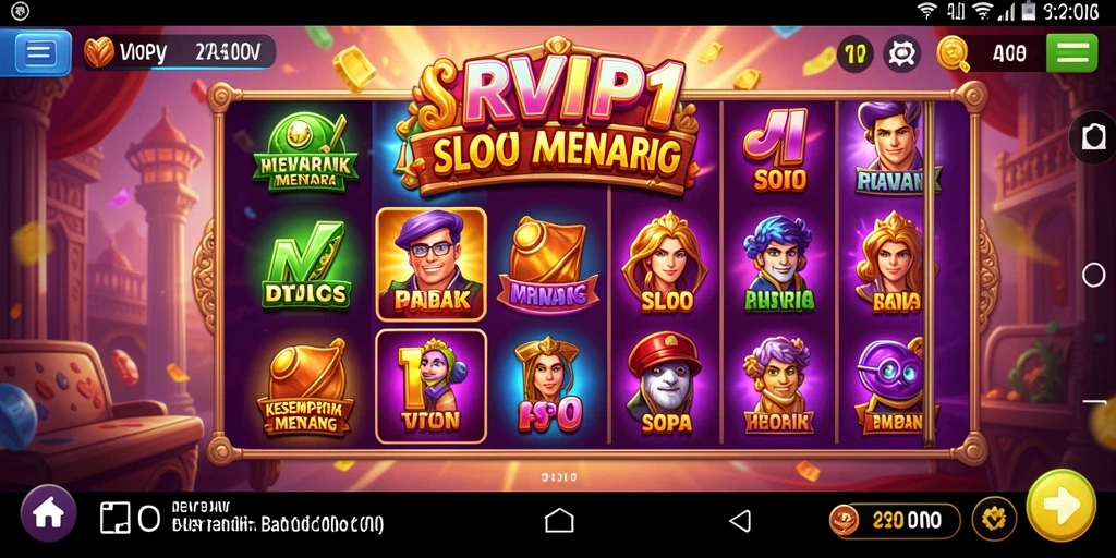 Tampilan menawan dari gameplay Slot yang mengasyikkan.
