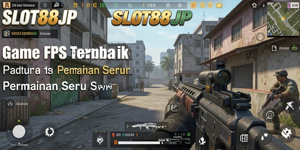 Tangkapan layar menunjukkan aksi menegangkan dalam game FPS.