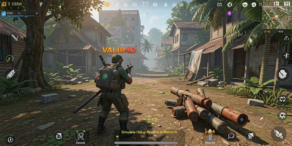 Tampilan utama gameplay <strong>VALIR4D</strong> menampilkan interaksi karakter yang imersif.