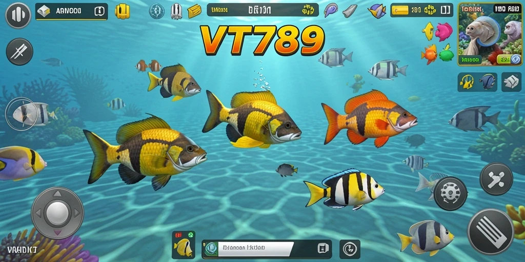 Gameplay seru Tembak Ikan di VT789 dengan beragam tantangan.