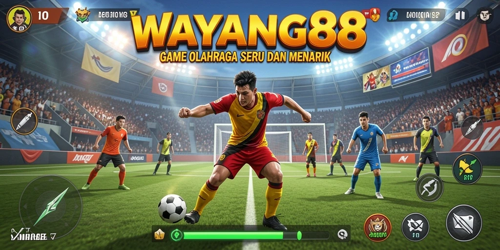 Tampilan gameplay seru dalam WAYANG88 dengan beragam olahraga.